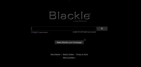 Screenshot Blackle