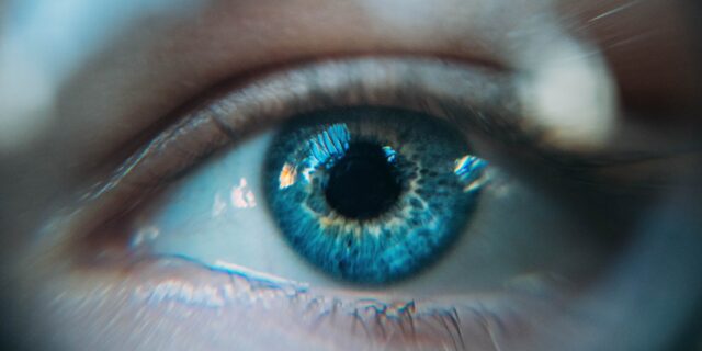 Auge eines Menschen