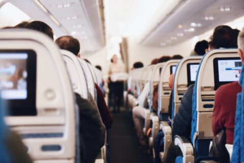 Flugzeug von innen